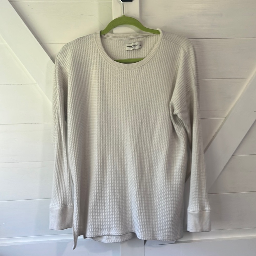 Abercrombie & Fitch waffle long sleeve tee